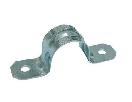 Gampak 1/2 in. Stamped Steel and Zinc Plated Two Hole Strap 3 pk