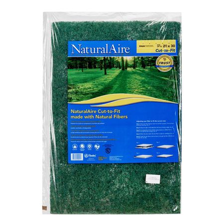 NaturalAire 20 in. W X 30 in. H X 1 in. D Natural Fiber 4 MERV Air Filter 1 pk