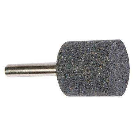 Forney 1 in. D X 1 in. L Aluminum Oxide Stem Mounted Point Cylinder 3450 rpm 1 pc