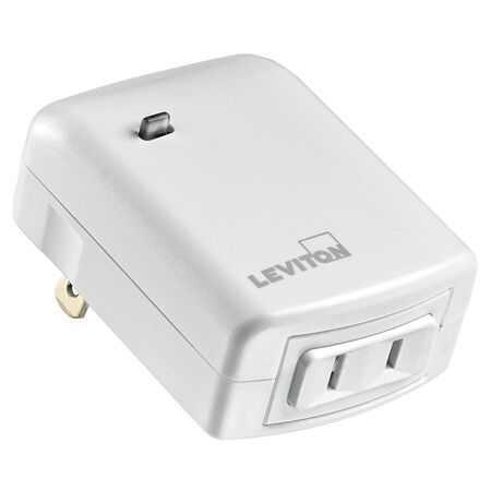 Leviton 15 amps 5-15R 2 Prong Plug-In WIFI Dimmer White