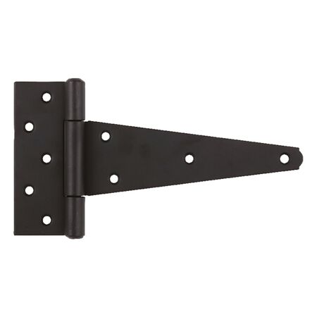 Ace 8 in. L Black Heavy Duty T Hinge 1 pk
