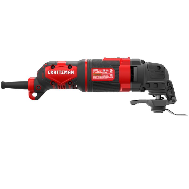 Craftsman 3 amps Corded Oscillating MultiTool Kit 20000 opm Red 14 pc