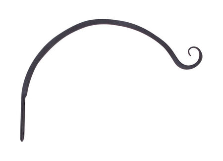 Panacea Black Wrought Iron 7 in. H Curved Plant Hook