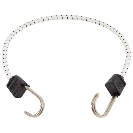 Keeper Black/White Bungee Cord 24 in. L X 0.315 in. 1 pk