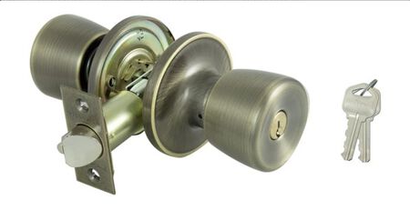 ProSource TS800V-PS Entry Knob, Brass, KW1, KA3 Keyway, 3 Grade, Pack of 3