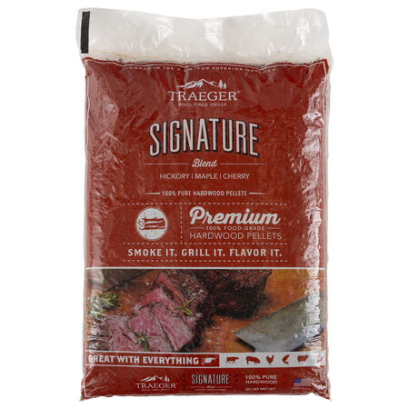 Traeger Signature Hardwood Pellets All Natural Cherry/Hickory/Maple 20 lb