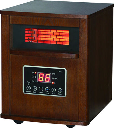 Comfort Glow Infrared Electric Space Heater, 5120 BTU, 1000 sq ft heat - QEH1425