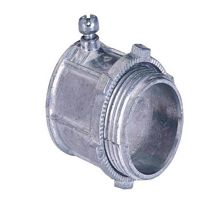 Sigma Engineered Solutions 1/2 in. D Die-Cast Zinc Set Screw Connector For EMT 50 pk