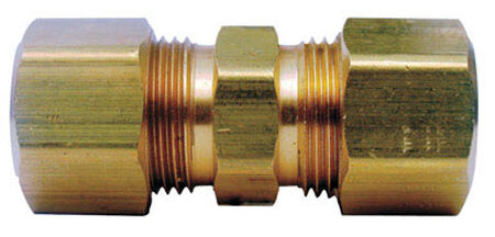 Ace 5/8 in. Dia. x 5/8 in. Dia. Compression To Compression Yellow Brass Union