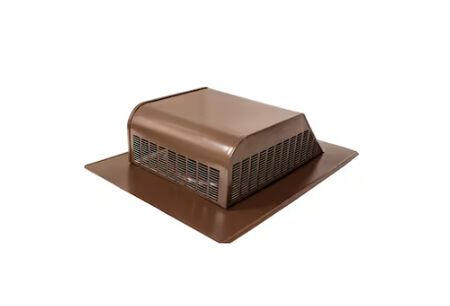 Vent Roof Slant Louver Brown