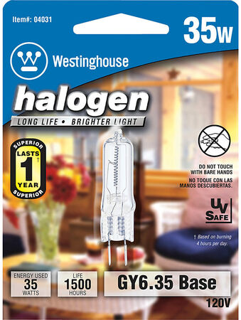 Westinghouse 35 W T4 Decorative Halogen Bulb 380 lm White 1 pk