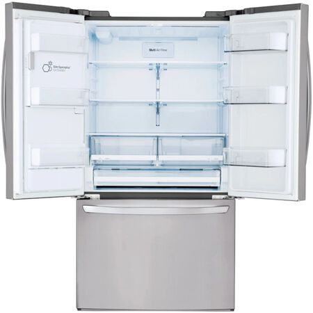 LG 28 cu. ft. 3 Door French Door, Standard Depth, Ice and Water with Single Ice Maker Refrigerator