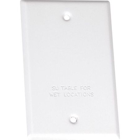 Sigma Engineered Solutions Rectangle Steel 1 gang 4.52 in. H X 2.77 in. W Flat Box Cover
