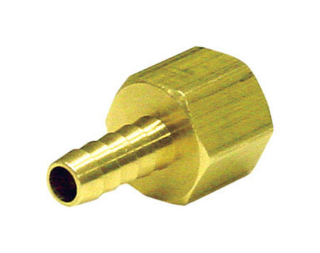 Ace Brass Hose Barb 3/8 in. Dia. x 3/8 in. Dia. Yellow 1 pk