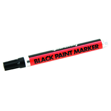 Forney 8.75 in. L X 1.88 in. W Black Paint Marker 1 pc