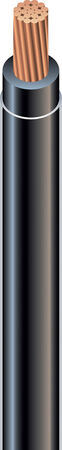 Southwire 500 ft. 12/1 THHN Stranded Wire Black - Sold by the foot