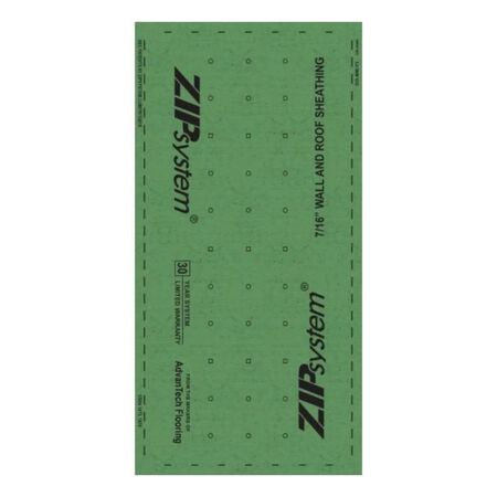 Huber ZIP System 7/16 in. 4 in. x 121-1/8 in. Wall Sheathing