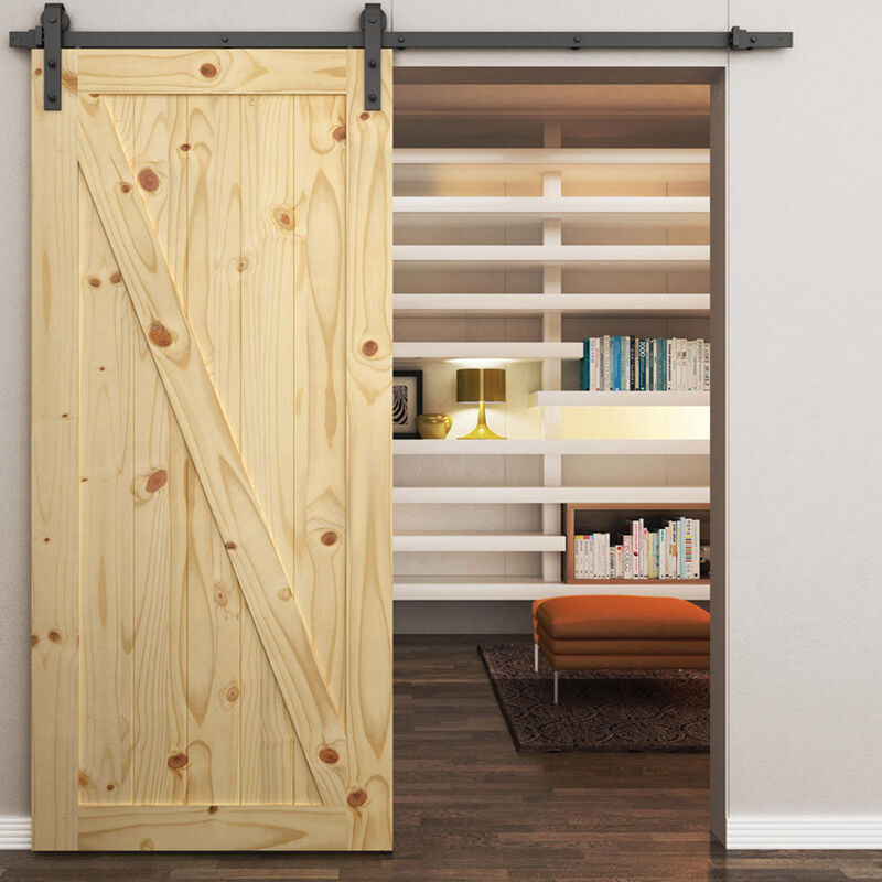Barn Door Z Pattern 36 X 84 X 1 3 8 Door Only Stine Home