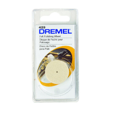 Dremel 1 in. S X 1 in. L Felt Cloth Polishing Wheel 1 pk