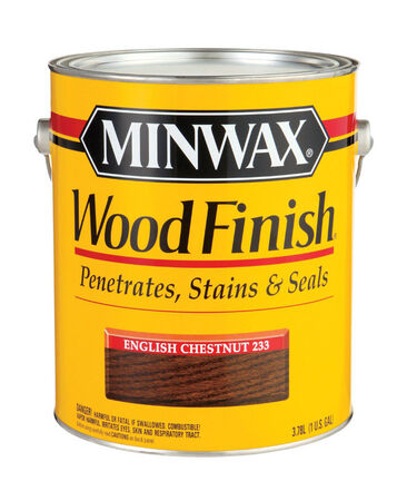 Minwax Wood Finish Transparent Oil-Based Wood Stain English Chestnut 1 gal.