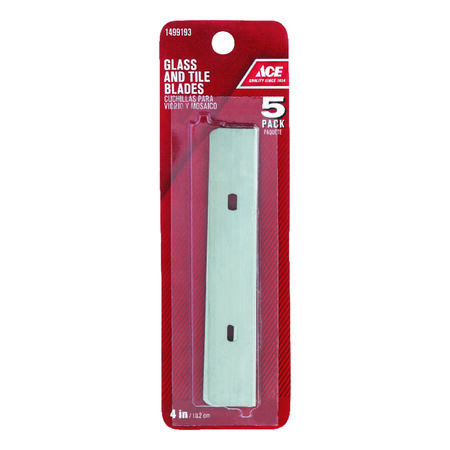 Ace 4 in. W Steel Glass/Tile Scraper Blade