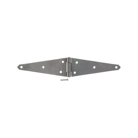 Ace 8 in. L Stainless Steel Heavy Duty Strap Hinge 1 pk