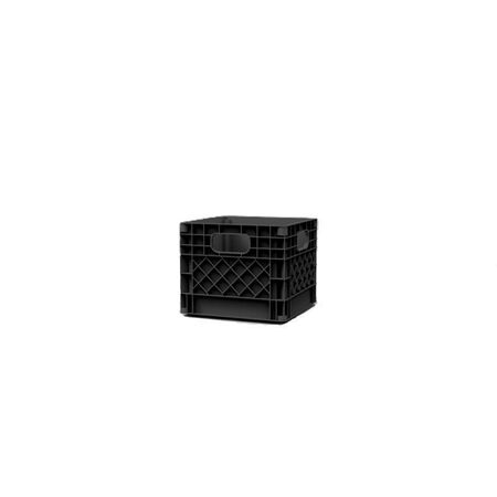 Organize-it Black Miniature Storage Bin 5.5 in. H X 6.5 in. W X 6.5 in. D Stackable