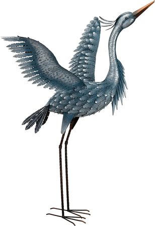 Decor Blue Heron Wings up