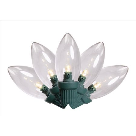 Celebrations Classic LED C9 Warm White 25 ct String Christmas Lights 16 ft.