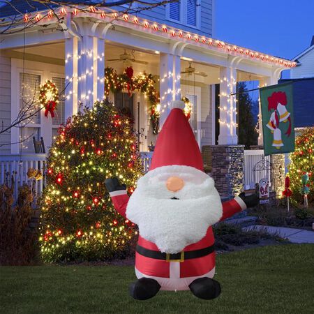 Celebrations 5 ft. Santa Gnome Inflatable