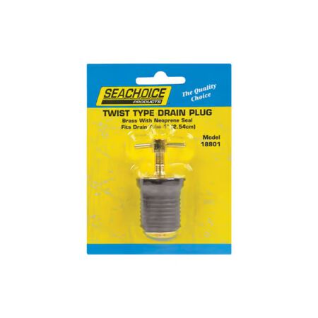 Seachoice Brass 6.8 in. L x 1 in. W Drain Plug