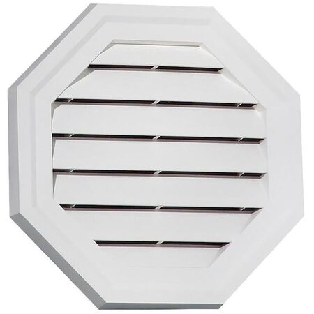 Vinyl White Vent Octogon 22"