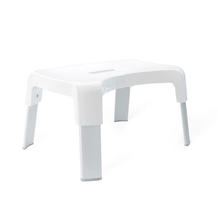 Better Living White Plastic Toilet Stool