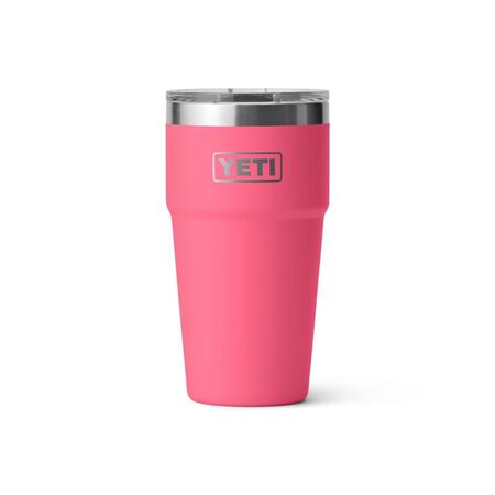 YETI Rambler 20 oz Tropical Pink BPA Free Stackable Insulated Cup