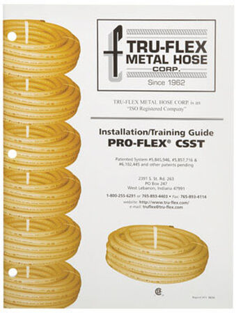 Pro-Flex CSST Installation and Training Reference Book