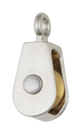 Ace 1/4 in. D Copper Ridge Eye Single Sheave Rigid Eye Pulley Ace 1/4 in. D Copper Ridge Eye Single Sheave Rigid Eye Pulley