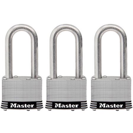 Master Lock 1-3/4 in. W Laminated Steel 4-Pin Cylinder Marine Padlock