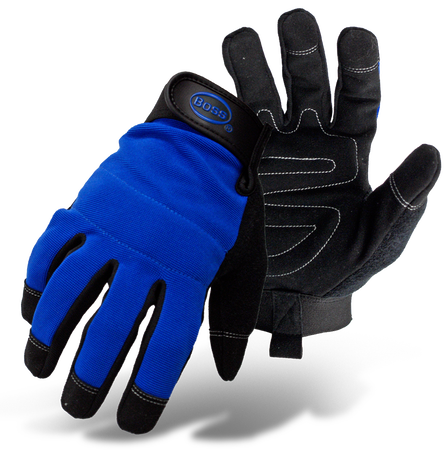 Glove Utility Spandex Blue XL