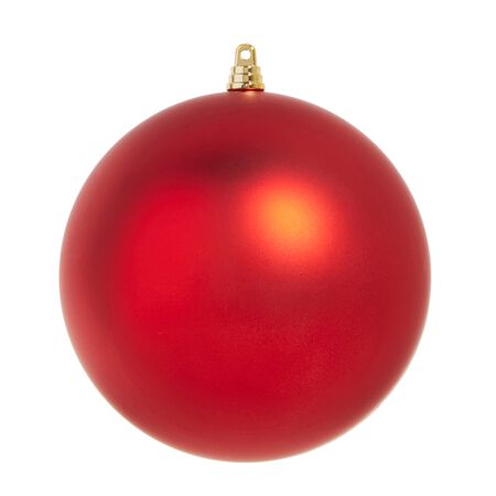 Raz Imports 6 in. Matte Red Ball Ornament