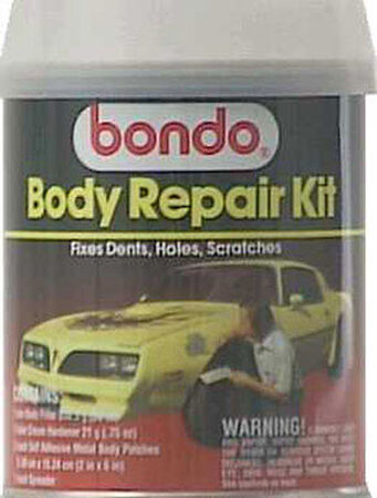 Bondo Auto Body Repair Kit 1 qt. For Metal Wood Masonry & Fiberglass