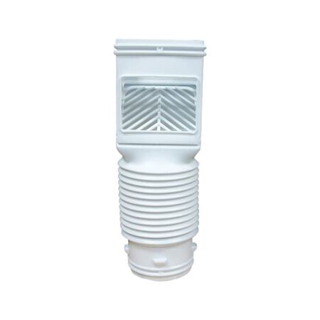 Amerimax FlexGrate 4.625 in. W X 4.625 in. L White Vinyl Downspout Filter 1 pk
