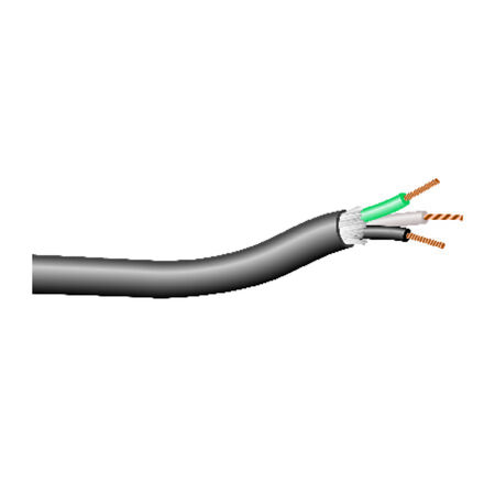 Woods 10/3 SJOOW 300 volts Service Cord Wire 250 ft. L Black - Sold by the foot