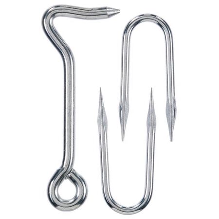 Ace 0.73 in. L Zinc Wire Staple Gate Hook 1 pk