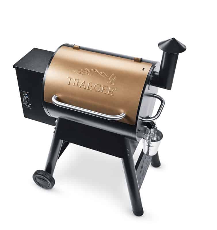 Traeger Pro Series 22 Wood Pellet Freestanding Grill Bronze Stine