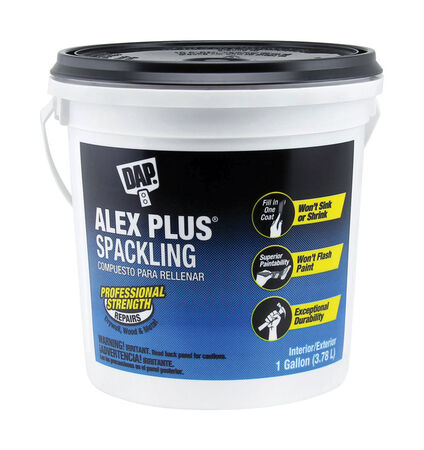 DAP Alex Plus Ready to Use White Spackling Compound 1 gal