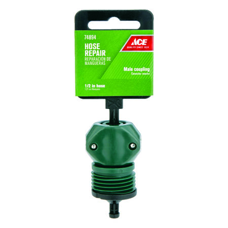 Ace 1/2 in. Nylon/ABS Threaded Male Hose Mender Clamp
