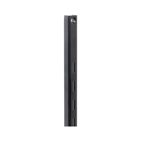 Knape & Vogt Black Steel Regular Duty Bracket 16 Ga. 72 in. L