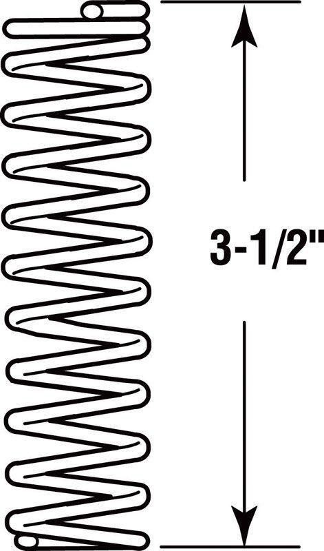 Prime-Line 23/32 in. Dia. x 3-1/2 in. L Compression Spring 2 pk | Stine Home + Yard : The Family ...