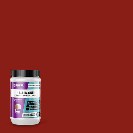 Beyond Paint Flat Poppy Water-Based All-In-One Paint Exterior & Interior 1 qt