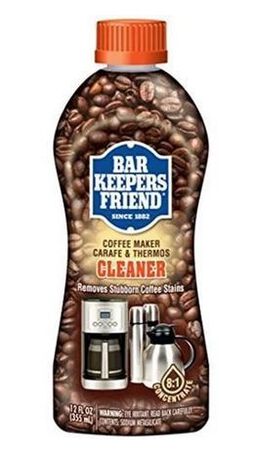 Bar Keepers Friend Coffee Maker Cleaner 12 Oz Liquid